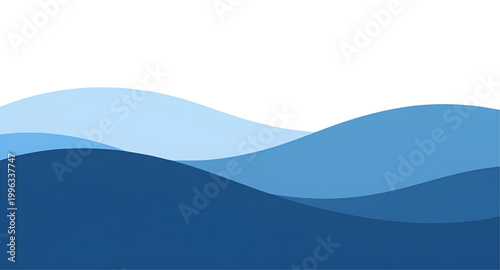 blue ocean waves, abstract sea background, layered wave design, flowing water curves, marine abstract illustration, ocean wave pattern, deep blue water, fluid sea shapes, modern wave background, coast