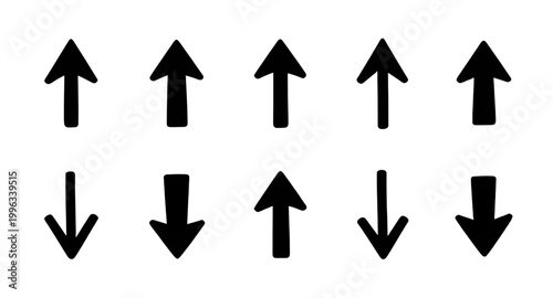 Free Download arrow, icon, black, flat, direction, pointer, navigation, symbol, sign, move, forward, back, up, down, graphic, design, collection - GFXLoad