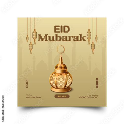 Eid Islamic Product Social Media Post Design
