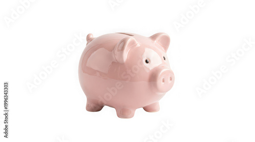Charming pink piggy bank on black background a symbol of savings and childhood innocence