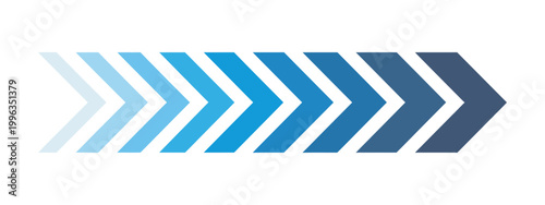 Photos Road lines arrow, blue chevron speed arrows vector illustration flat style gradi