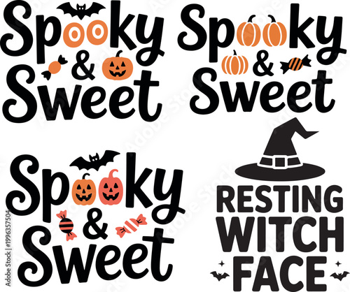 Halloween Quote & Graphic Tee Design Bundle