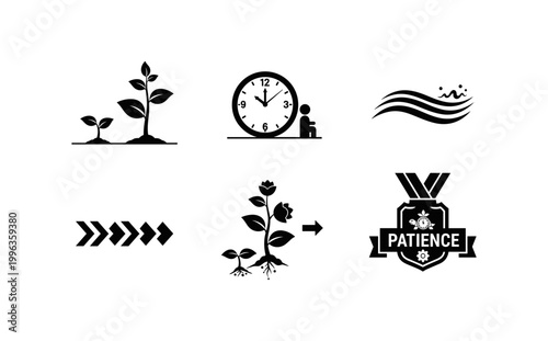 Growth and Patience Icons