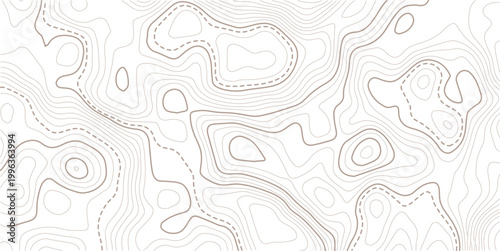 abstract diagram discovery topographic map banner texture background. Modern design with White background with topographic wavy pattern design. Abstract vector illustration.
