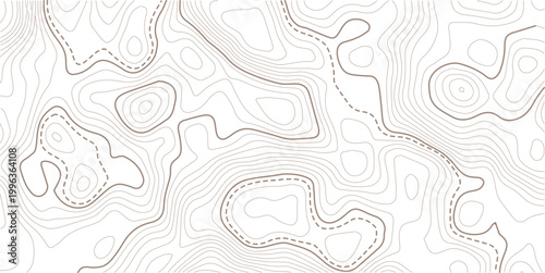 abstract diagram discovery topographic map banner texture background. Modern design with White background with topographic wavy pattern design. Abstract vector illustration.
