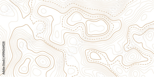 abstract diagram discovery topographic map banner texture background. Modern design with White background with topographic wavy pattern design. Abstract vector illustration.
