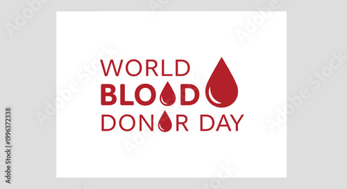 World Blood Donor Day awareness campaign.