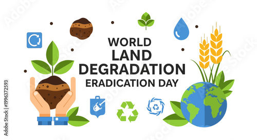 World Land Degradation Eradication Day awareness campaign.