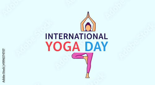 International Yoga Day celebration logo.