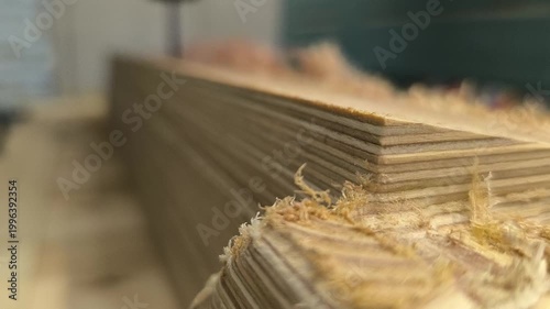 Milling of a wooden model on a CNC machine