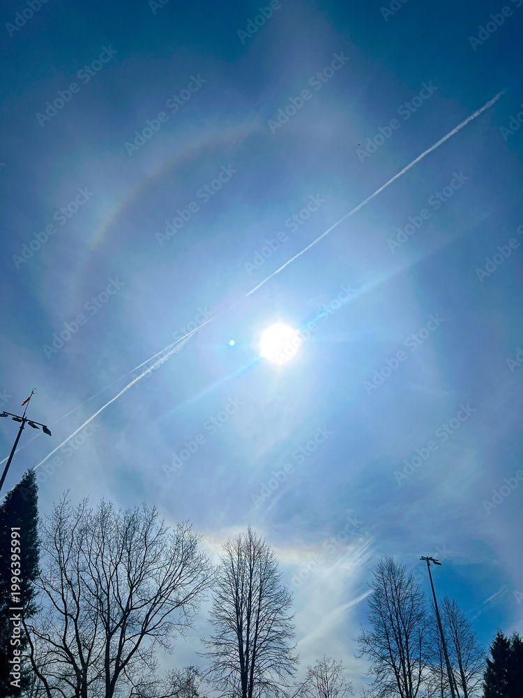 Obraz premium Sundog cloud