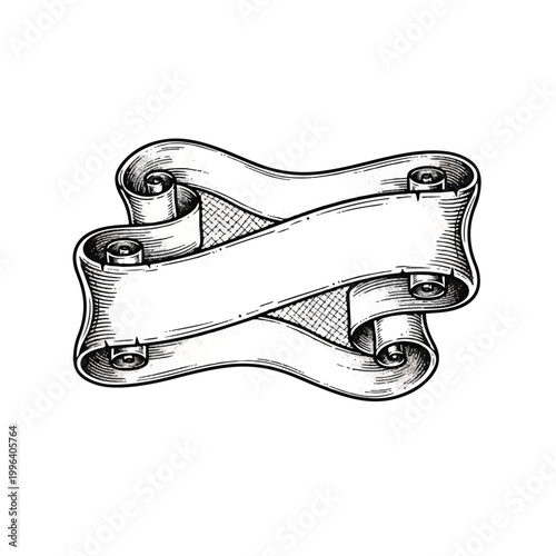 Metal Strap Buckle Closeup Illustration.