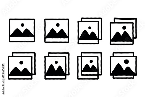 Photos appear in a collection of multiple image frames.