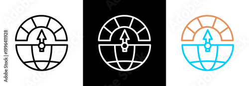 Performance on white and black background