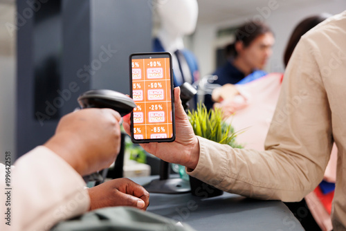 Cuadro en lienzo Digital coupon marketing