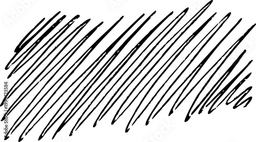Abstract hand drawn scribble