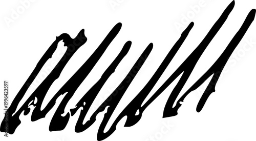 Abstract hand drawn scribble