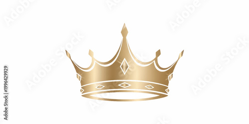 Golden crown royal jewelry accessory.