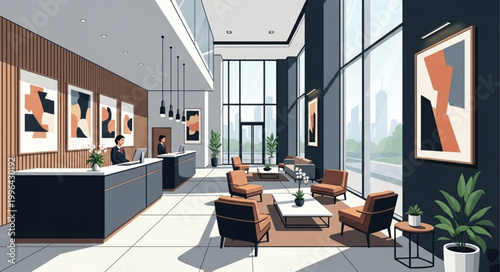 interior of a modern living room