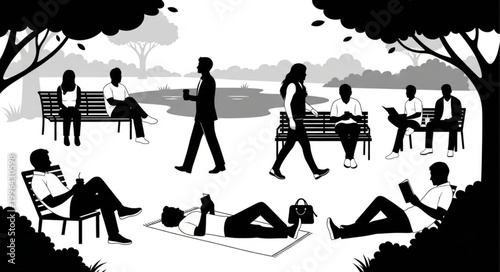 family on the beach