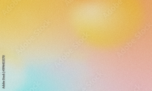 Abstract warm pastel gradient background with soft blur yellow pink blue smooth modern texture backdrop