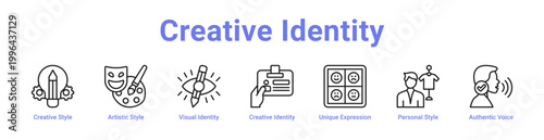 -Creative Identity Web Icon Banner and Collection