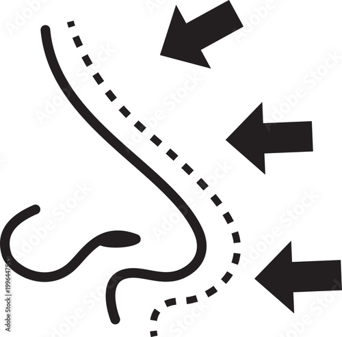 Nose Surgery And Reconstruction Surgical Procedure Icon