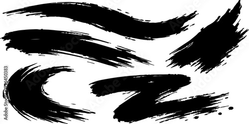 abstract black set ink splatter burst paint splash chaotic starburst shape dynamic grunge texture.