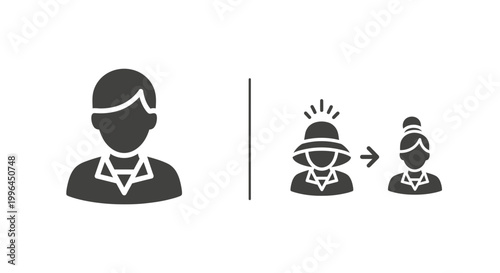 Business Transformation: From Standard Employee to Empowered Leader Icon