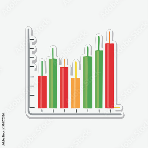 Candlestick Chart Illustration