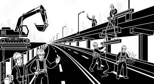 vector illustration of a train