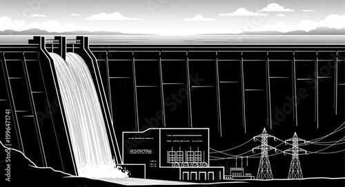 power station on the beach