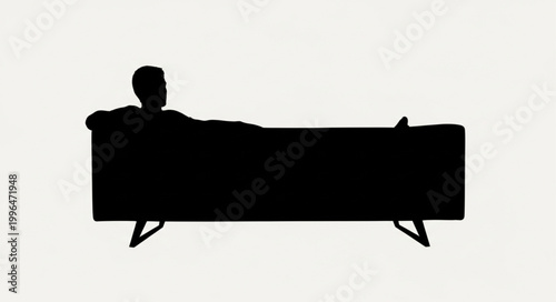 vector silhouette of a woman