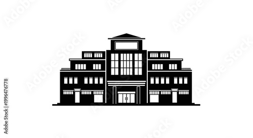 Large Building Architecture Design Structure.