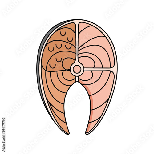 Steak Meat Cut Illustration Food Diagram.