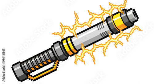 Futuristic Energy Weapon Sci Fi Blaster.