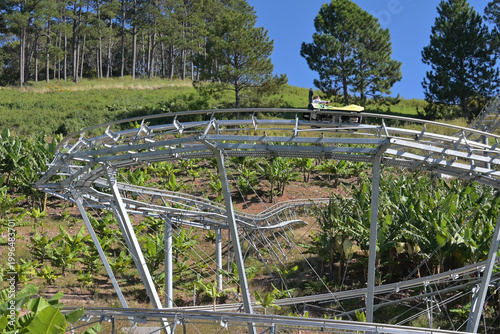 The Plantation Coaster at at The Big Banana Fun Park in Coffs Harbour NSW Australia