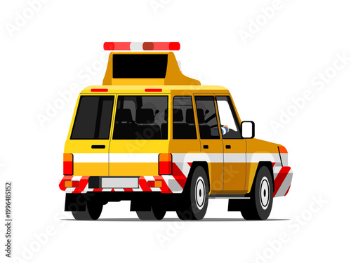 Highway patrol car_One angle_01C