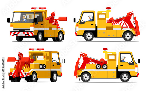 Highway patrol tow truck_4 angles_01