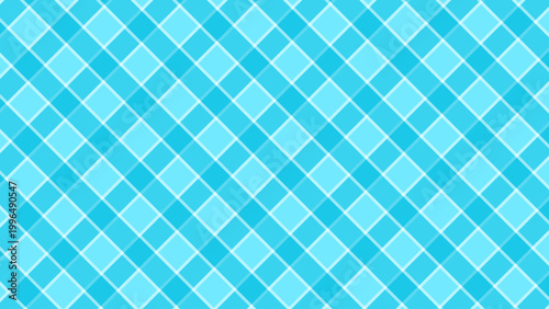 Geometric pattern of blue squares.