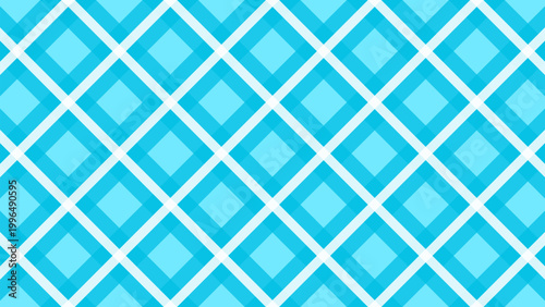 Geometric pattern with blue diamonds.