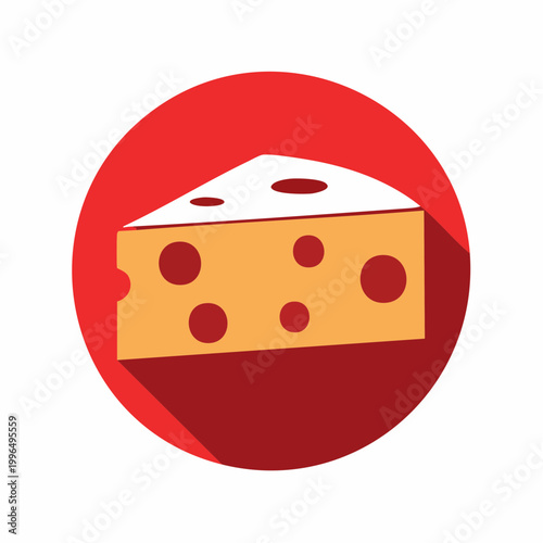 Slice of Swiss Cheese Icon
