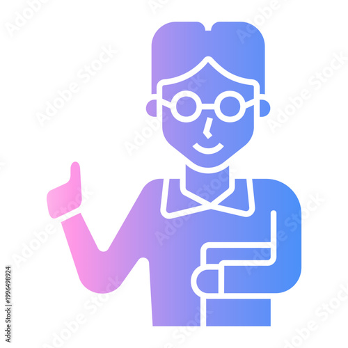 teacher Gradient icon