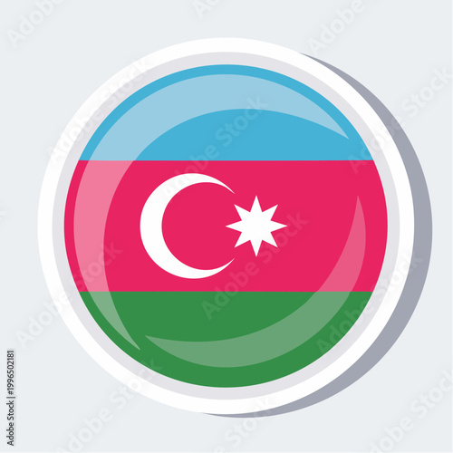 Azerbaijan Flag Icon