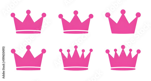 pink princess crown, royal tiara graphic, cute crown icon, decorative princess tiara, fairy tale crown, feminine royal design, queen crown illustration, elegant pink tiara, cartoon princess crown, gir
