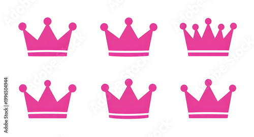 pink princess crown, royal tiara graphic, cute crown icon, decorative princess tiara, fairy tale crown, feminine royal design, queen crown illustration, elegant pink tiara, cartoon princess crown, gir