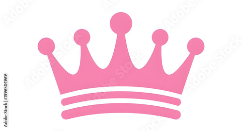 pink princess crown, royal tiara graphic, cute crown icon, decorative princess tiara, fairy tale crown, feminine royal design, queen crown illustration, elegant pink tiara, cartoon princess crown, gir