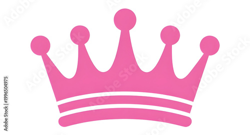 pink princess crown, royal tiara graphic, cute crown icon, decorative princess tiara, fairy tale crown, feminine royal design, queen crown illustration, elegant pink tiara, cartoon princess crown, gir