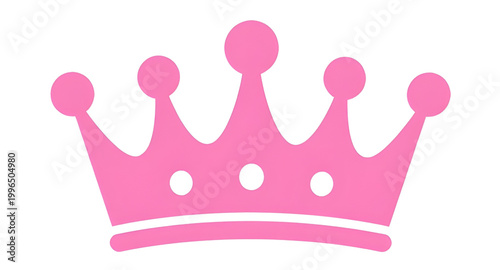 pink princess crown, royal tiara graphic, cute crown icon, decorative princess tiara, fairy tale crown, feminine royal design, queen crown illustration, elegant pink tiara, cartoon princess crown, gir
