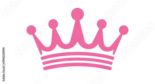 pink princess crown, royal tiara graphic, cute crown icon, decorative princess tiara, fairy tale crown, feminine royal design, queen crown illustration, elegant pink tiara, cartoon princess crown, gir